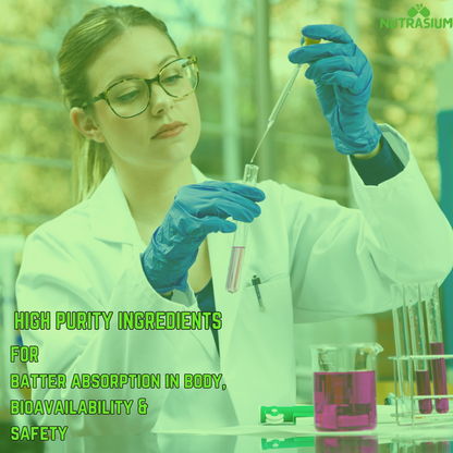 Nutrasium Hair Vitamin With 10000 mcg Plant based Biotin For Hair Growth, Hair Fall Control, Repair Damage Hair, Thick & Strong Hair | 120 Tabletsk